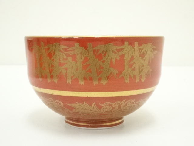 道具 ] - 道具 西尾瑞豊造 赤地金襴手茶碗（共箱） | ネットショップ圭